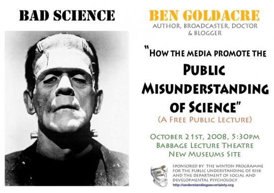 Ben Goldacre Poster 21st October 2008