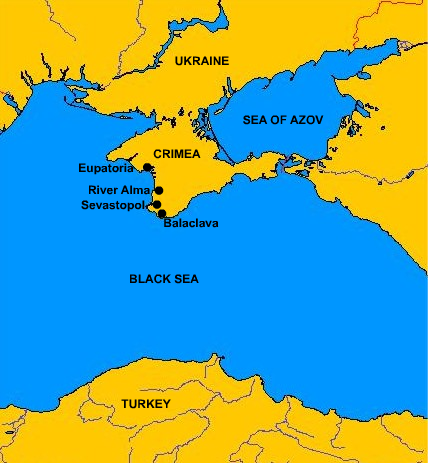 Map of Crimea